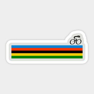 Bike Stripes World Road Race Champion Sticker